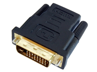 DVI-D（オス）-HDMI（メス）変換アダプタ